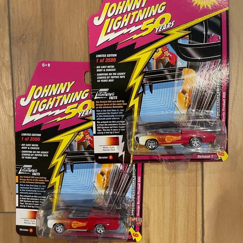 Johnny Lightning 50th Anniversary Edition George Barris Fireball 500, version B